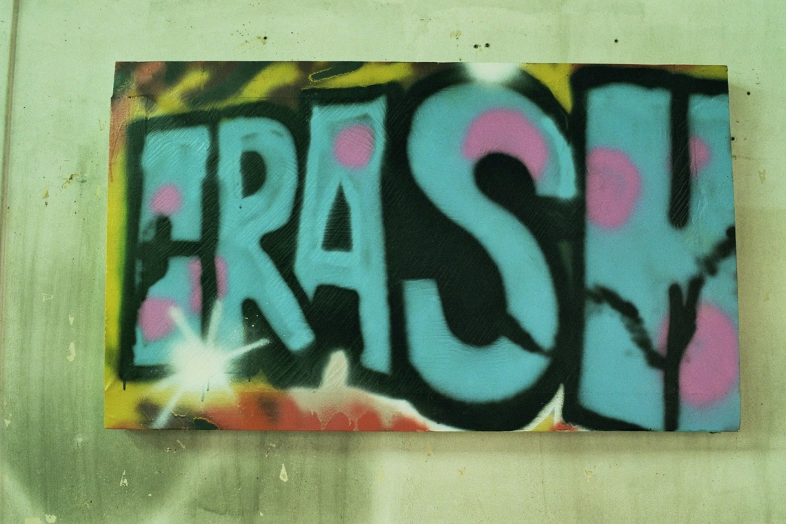 "Graffiti" Spray auf Leinwand