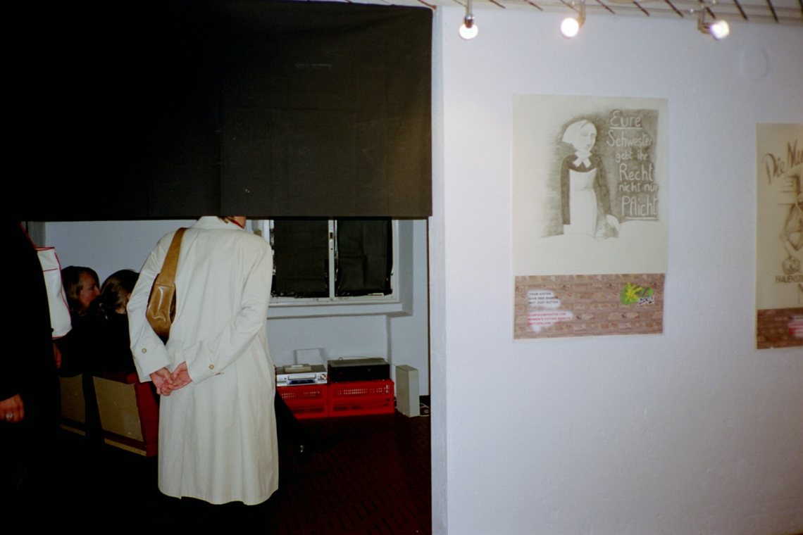 Selina Trepp "Politikin'", message salon Rigiplatz, Zurich 