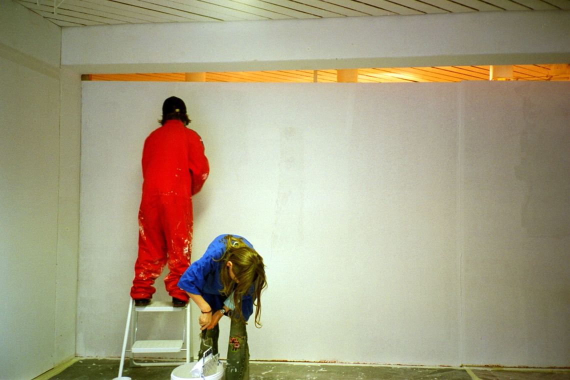 Moritz und Maria "Die schönsten Wesen der Welt", Aufbau der Ausstellung, message salon Rigiplatz, Zürich