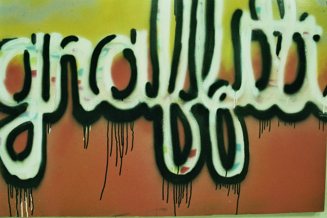 "Graffiti" Spray auf Leinwand