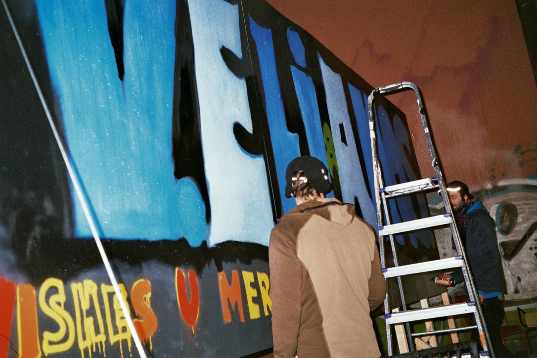Billboard by Veli & Amos, Installation December 2011, Perla-Mode Terrace, Langstrasse 