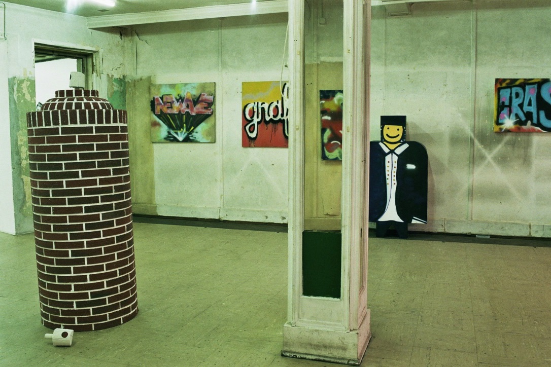 Veli & Amos, Live in Galleries, "Jewbox, Spray Can, Graffiti", Perla-Mode, Langstrasse, Zurich