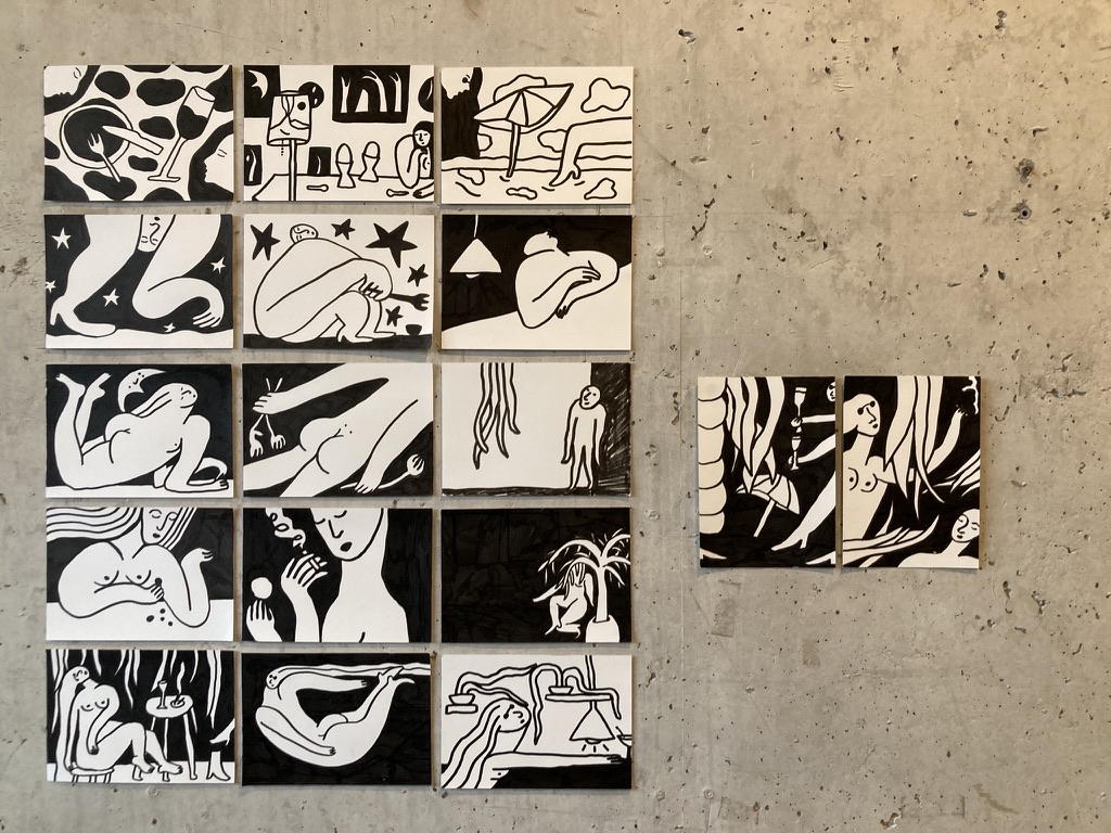 Alexandra Karpilovski, Artist in Hotel Residence, Open Studio, 25hours hotel Langstrasse, Zürich