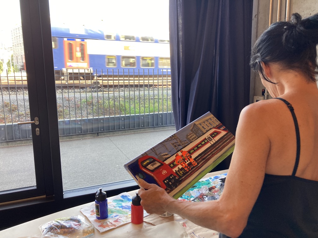 Olga Kundina, Artist in Hotel Residence, 25hours hotel Langstrasse, Zürich 