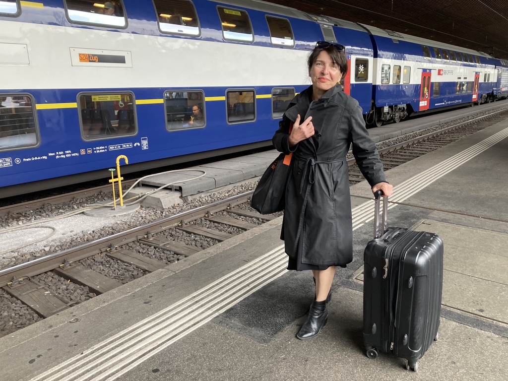 Irina Kurtishvili, arrival in Zurich 