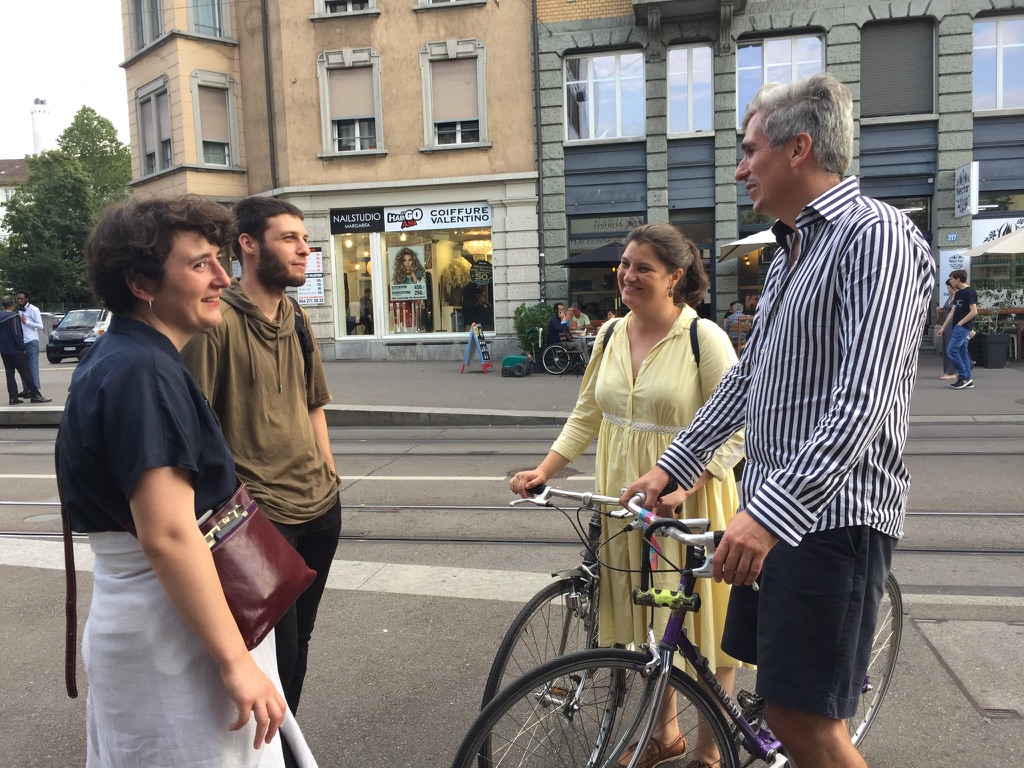 Ninutsa Shatberashvili , Sandro Sulaberidze, San Keller, Andrea Rocca, Escher Wyss Platz, Zurich 