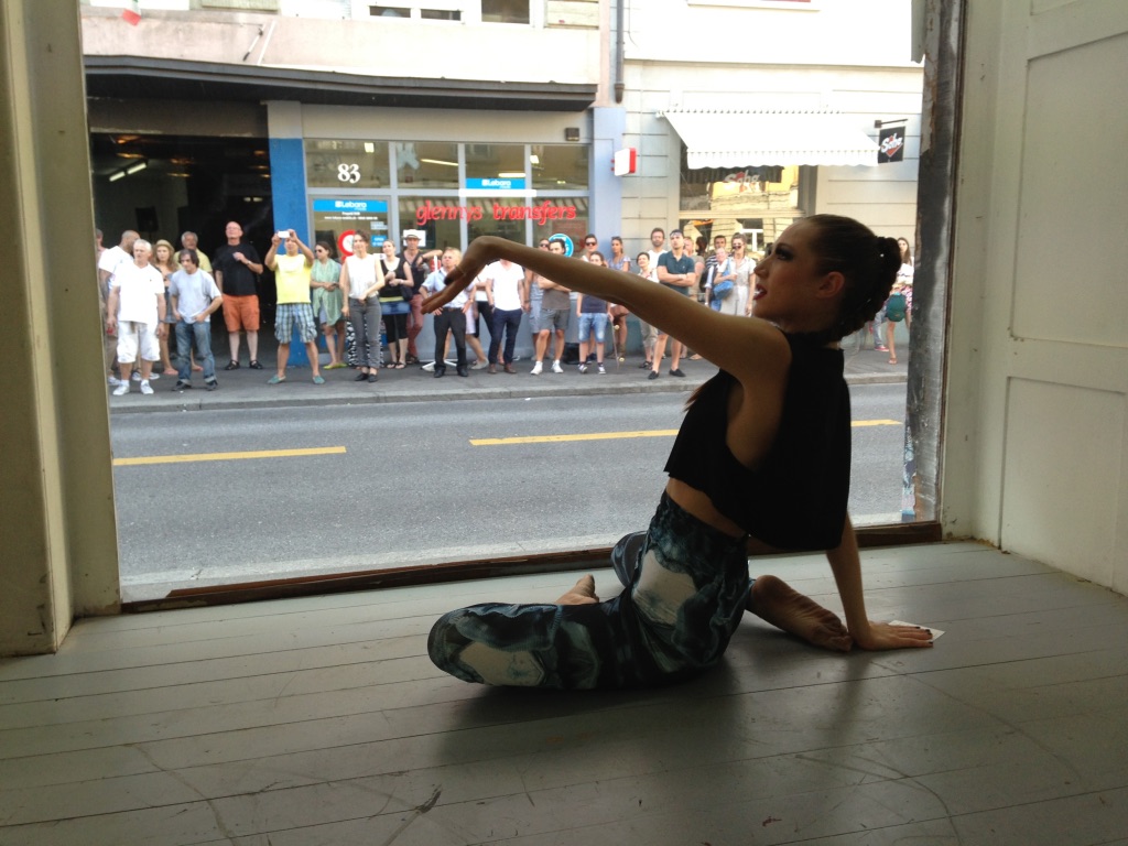 Regula Rohner, Modeschau "Güterbahnhof", message salon, Perla-Mode, Zürich 