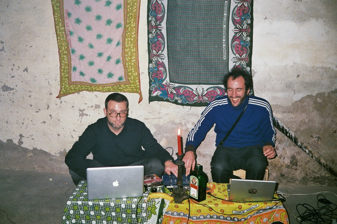 comic-cosmic music mix by meinzer/stoffel, at Blue Oyster Bar, Perla-Mode cellar, Zurich