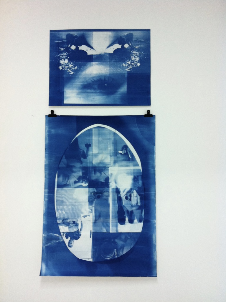 Ruth Erdt and Eva Vuillemin "Cyanotypes", Perla-Mode, Zurich
