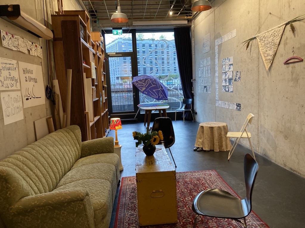 Alexandra Karpilovski, Artist in Hotel Residence, Open Studio, 25hours hotel Langstrasse, Zürich