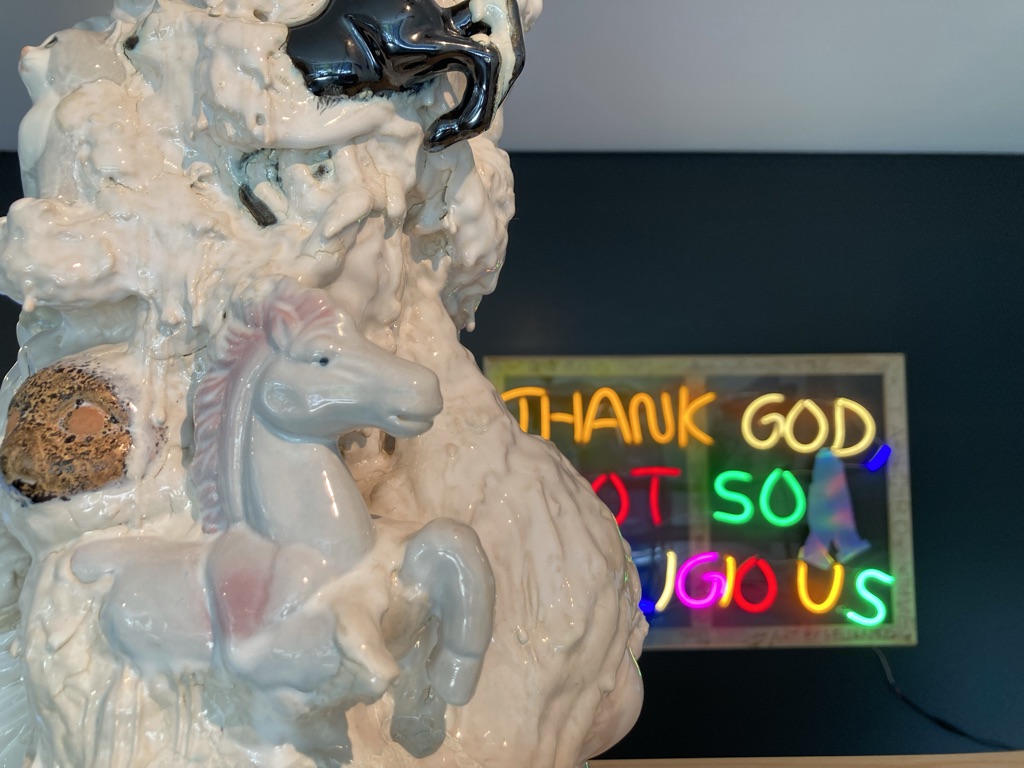 Magdalena Baranya, Veli & Amos, Zurich Art Auction 2021, Restaurant Blau, Zurich