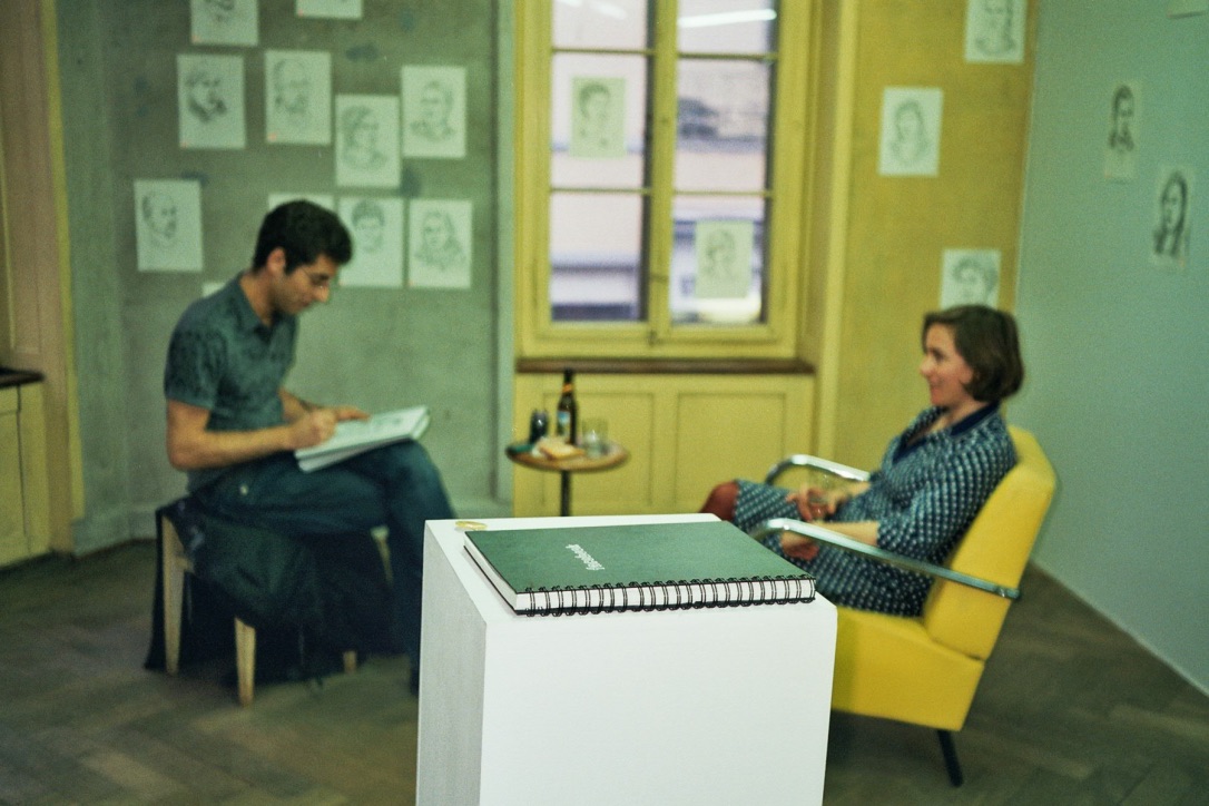 Navid Tschopp "Facebook", message salon, Zurich 