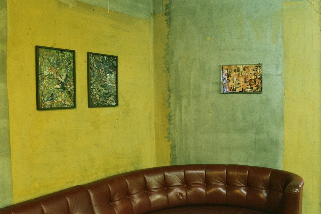 Dirk Meinzer and Peter Stoffel "Supermahlstrom", message salon, Zurich