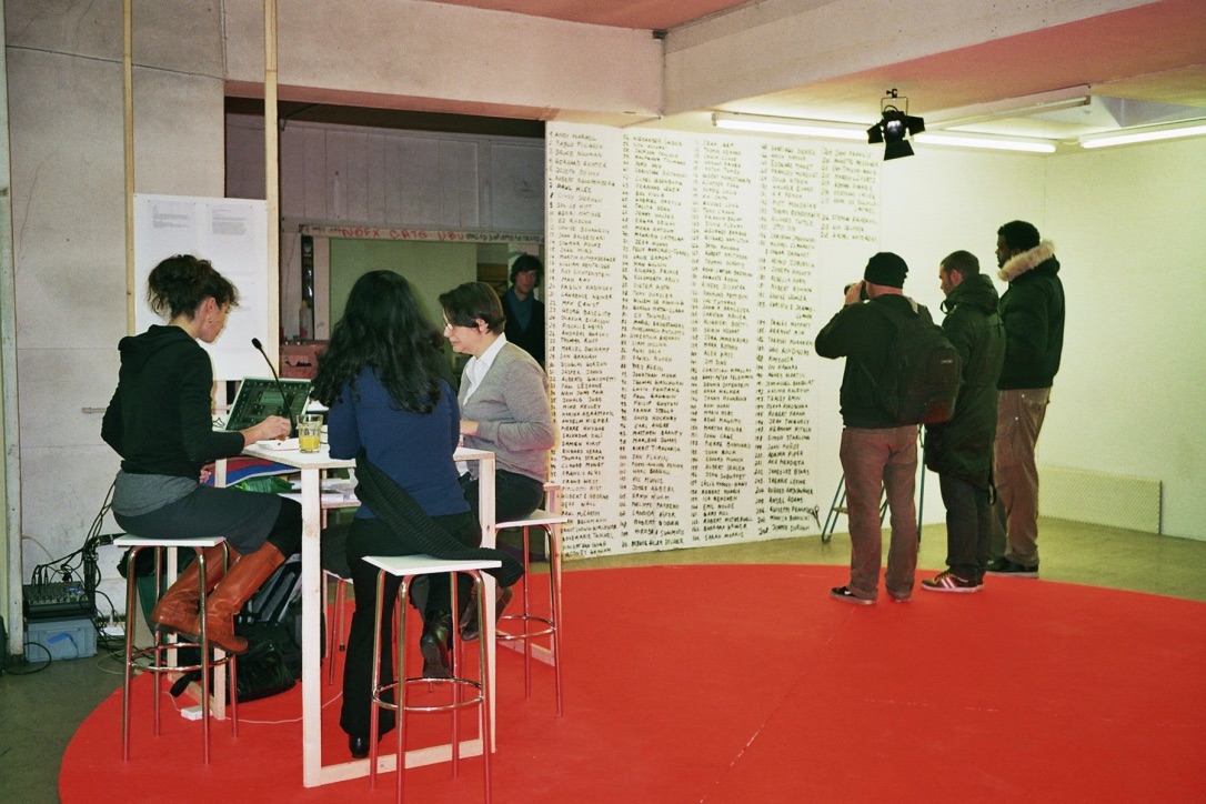 "Spill the beans", the curators, Renata Burckhardt, Zoë Meyer, Andrea Roca, Perla-Mode, Zurich