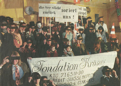 Fondation Krösus im besetzten Cabaret Voltaire, 2002. Privatarchiv Mark Divo