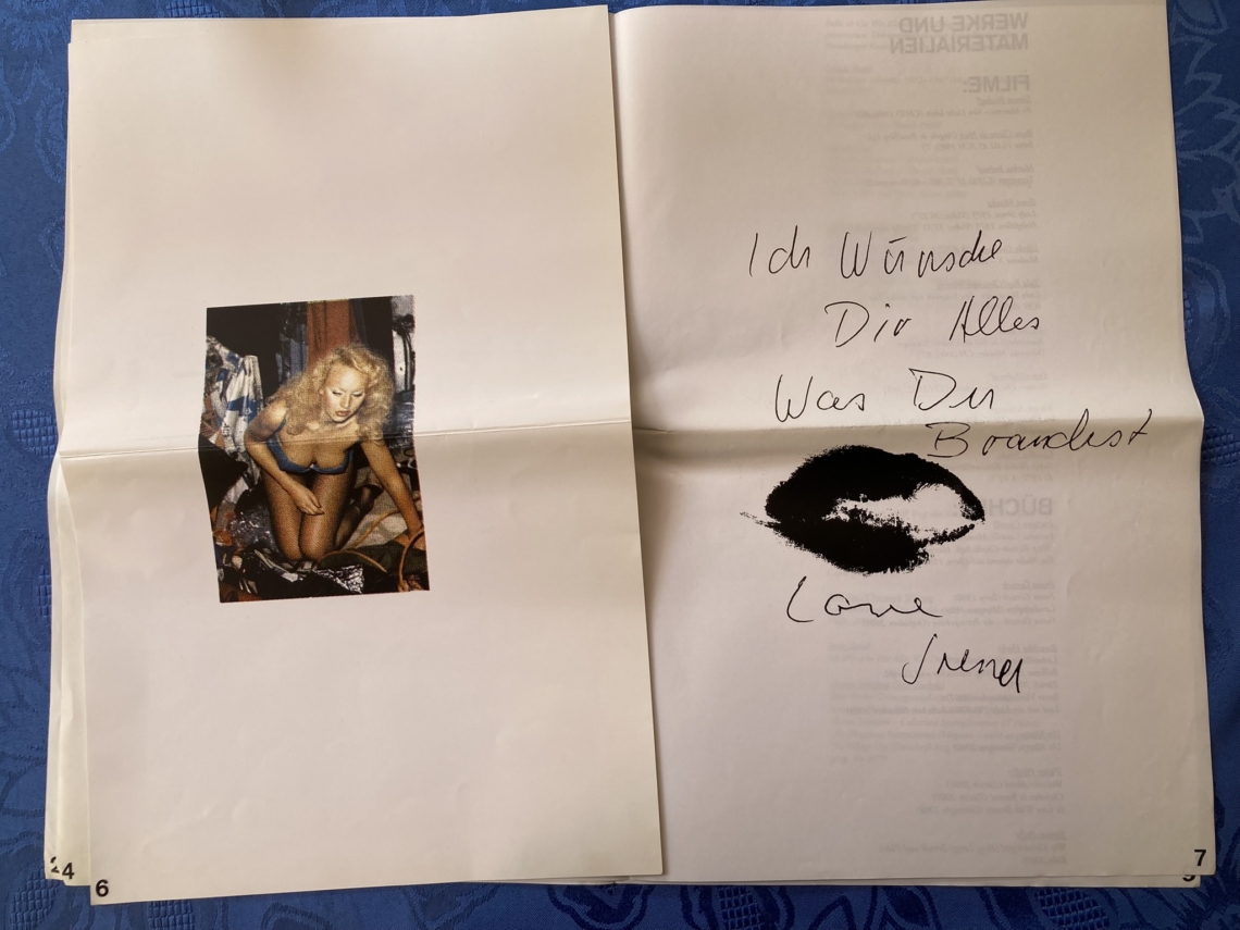 "Irene Lady Shiva" booklet by Mara Züst, Zurich 2011