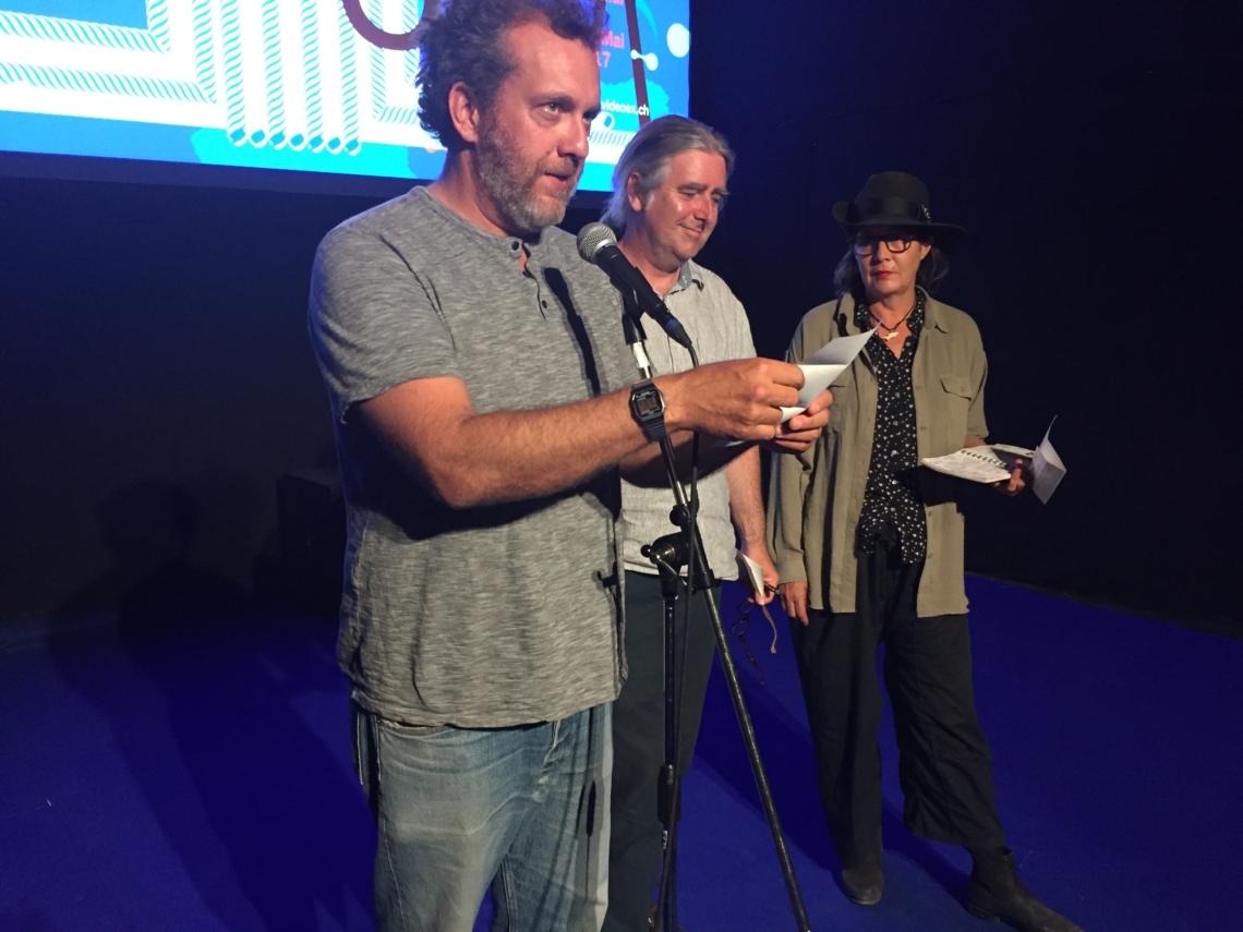 Rich Bott, Jury with Richard Ashrowan and Ximena Cuevas, the international competition Videoex 2017