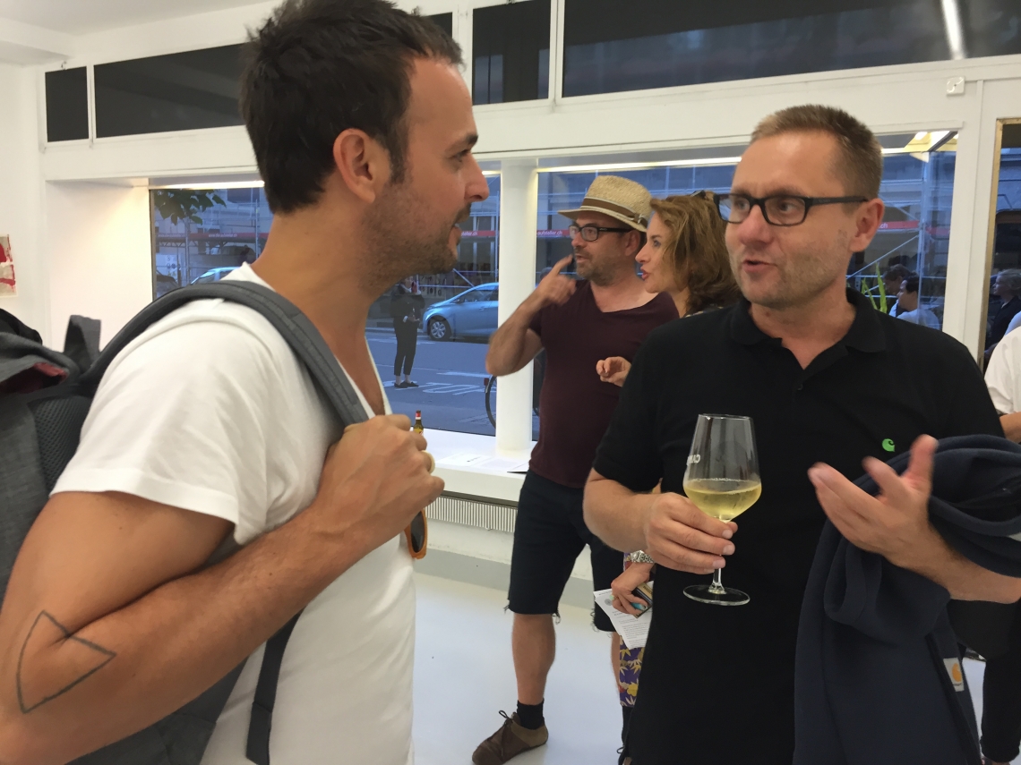 Zurich season gallery openings, with Sandi Paucic and Jules Spinatch
