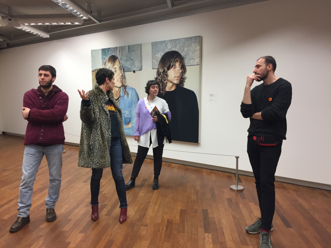 At Kunsthaus with George Spanderashvili and Kunsthaus curator Cathérine Hug  