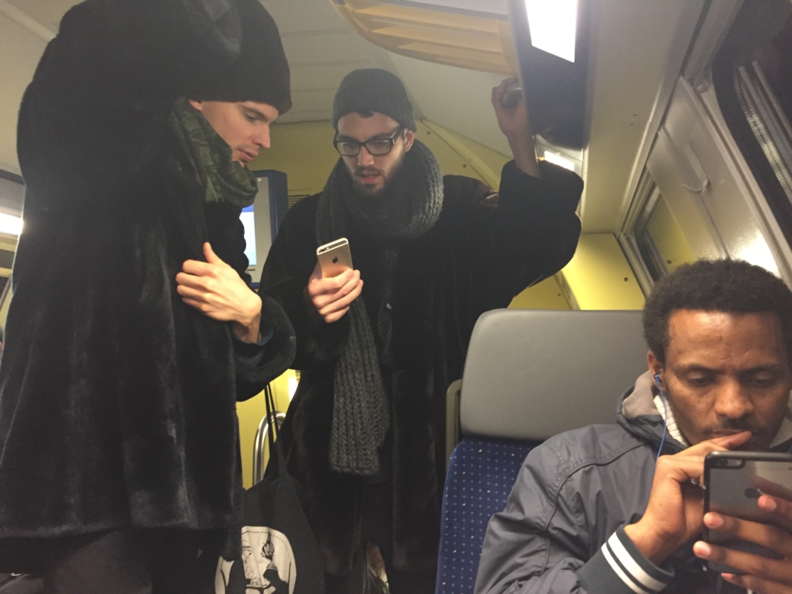 S-Bahn meeting with Wassili Widmer