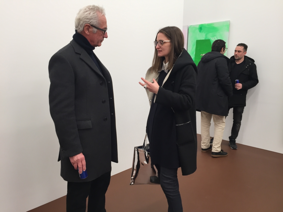 Daniela in conversation with Peter Fischli, one part of the swiss artist duo Fischli&Weiss, on occasion of the vernissage of the show by french artist David Hominal at Karma International