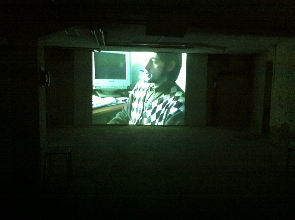 Friends&Lovers in Underground, Installationsansicht Perla-Mode Keller, Adnan Softic 2013