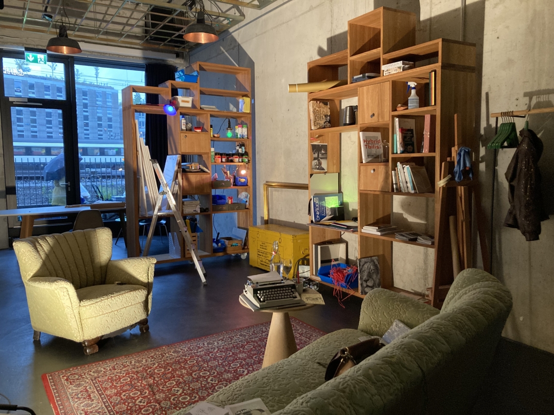 Das Künstleratelier im 25hours Hotel Langstrasse Zürich