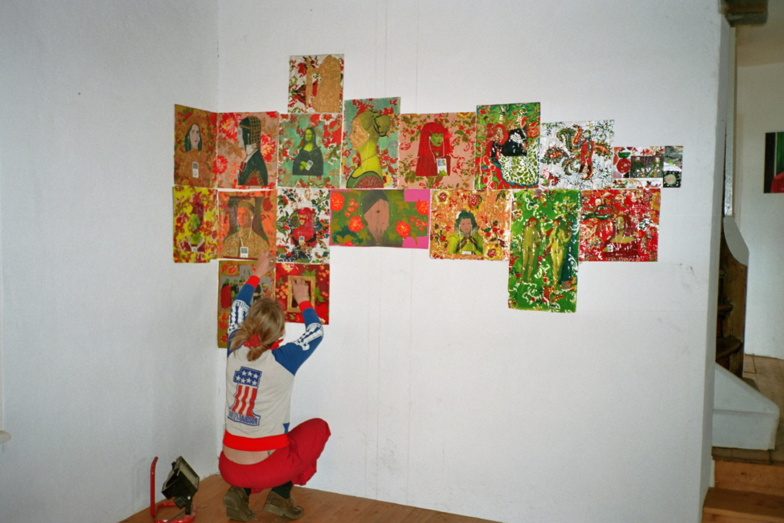 Restaurant Müller, Ehfa Hiltbrunner "Renaissance Pop", Aufbau, message salon Rigiplatz, Zürich