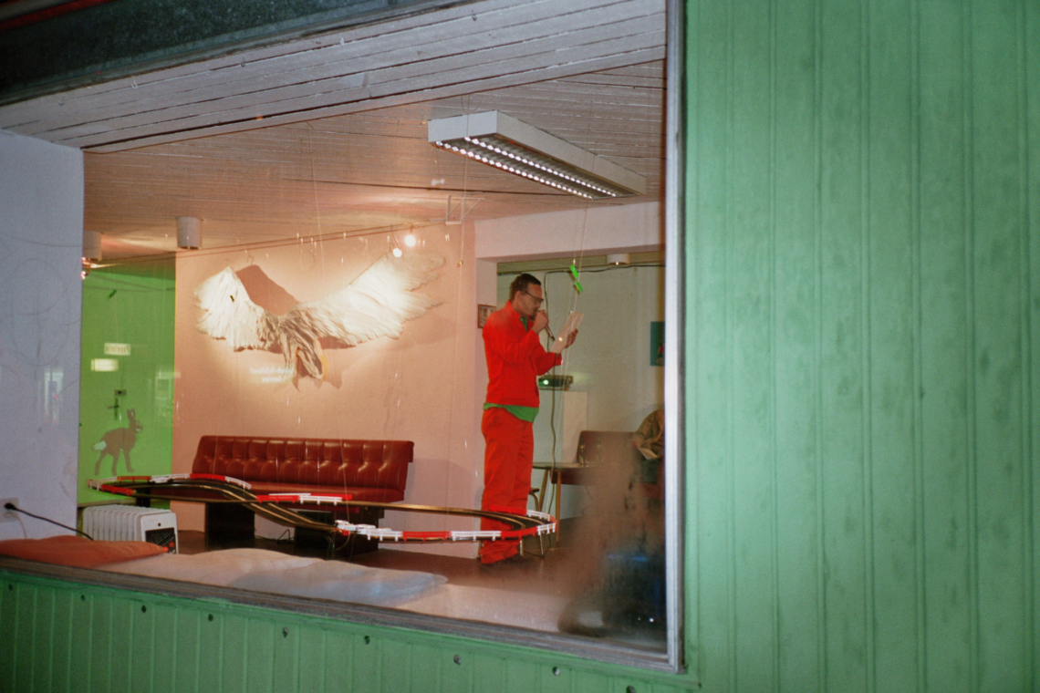 biopop. hinakunst. unkraut. "Jagdfieber", Closing, reading by biopop. message salon Rigiplatz, Zürich