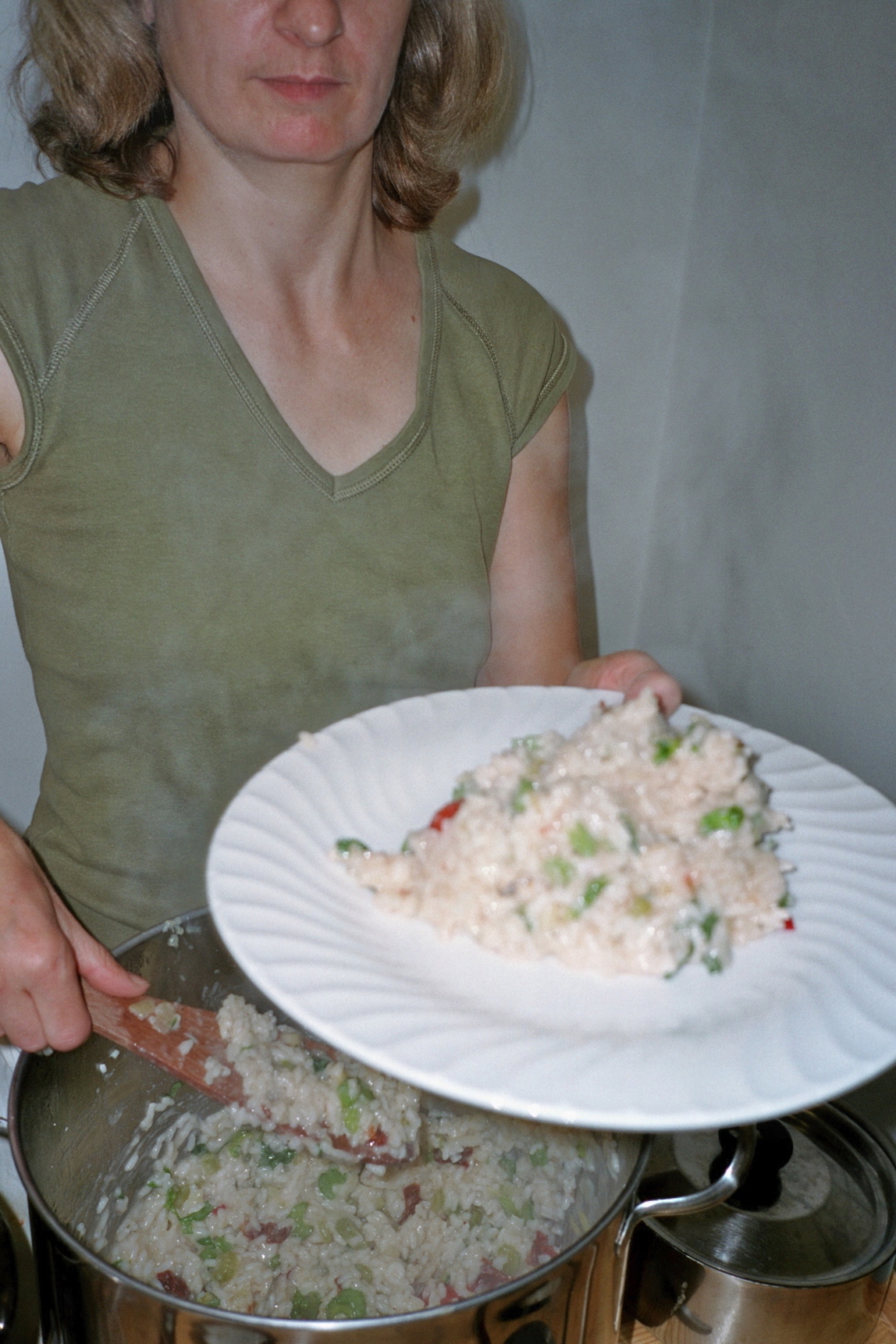 Restaurant Müller, Chef Karin Müllers Risotto, message salon Rigiplatz, Zürich