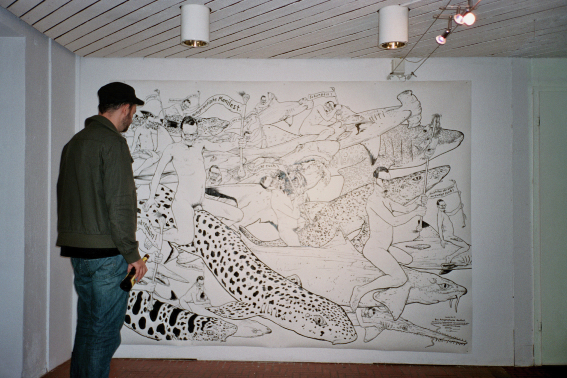 biopop. hinakunst. unkraut. "Jagdfieber", message salon Rigiplatz, Zurich