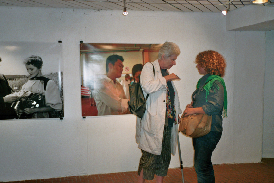 Installation for the film Jessie Fischer, "Mind the Gap", message salon Rigiplatz, Zurich