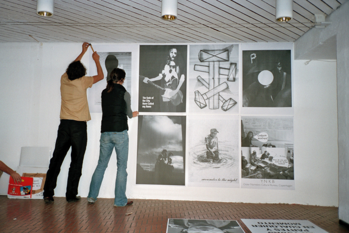 planet22 "microscopium/ out of orbit",  Peter Stoffel und Solvej Dufour Andersen, Aufbau der Ausstellung, message salon Rigiplatz, Zürich