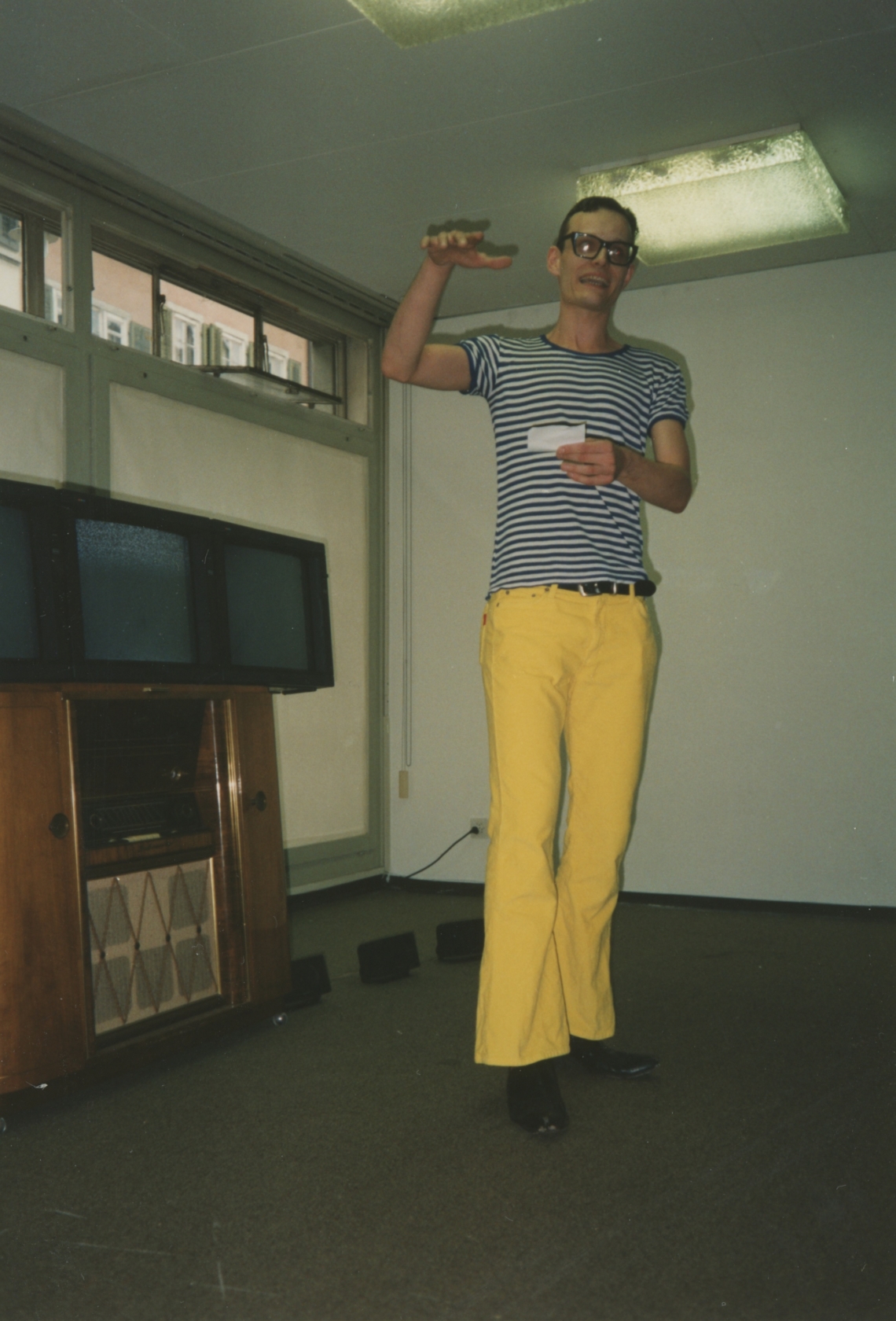 Videostudio Davix & Müller "Nassenasen", Ansprache Urs Lehmann, Monotony Zürich