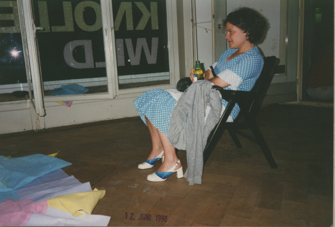 "Studio Guli". Graziella Berger, Karin Müller, Davix, message salon, Zürich 1996