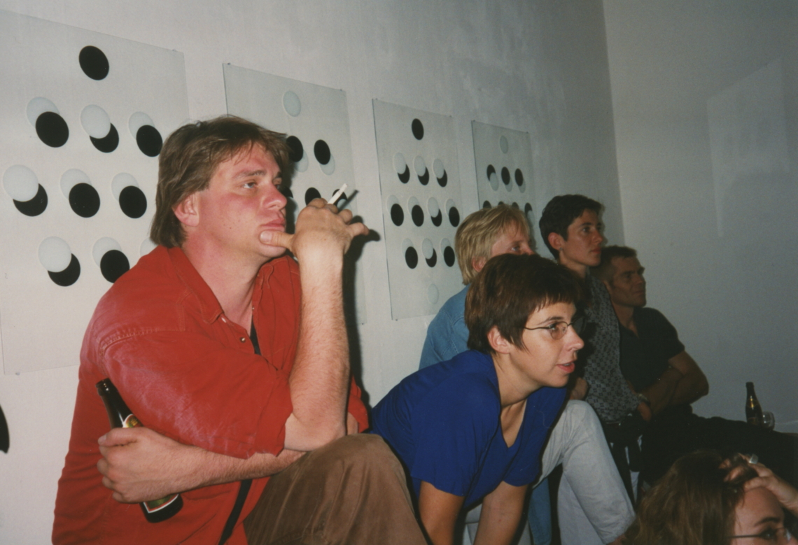 "11:elf" Tom Menzi und Christian Theiler, message salon, Zürich 1996