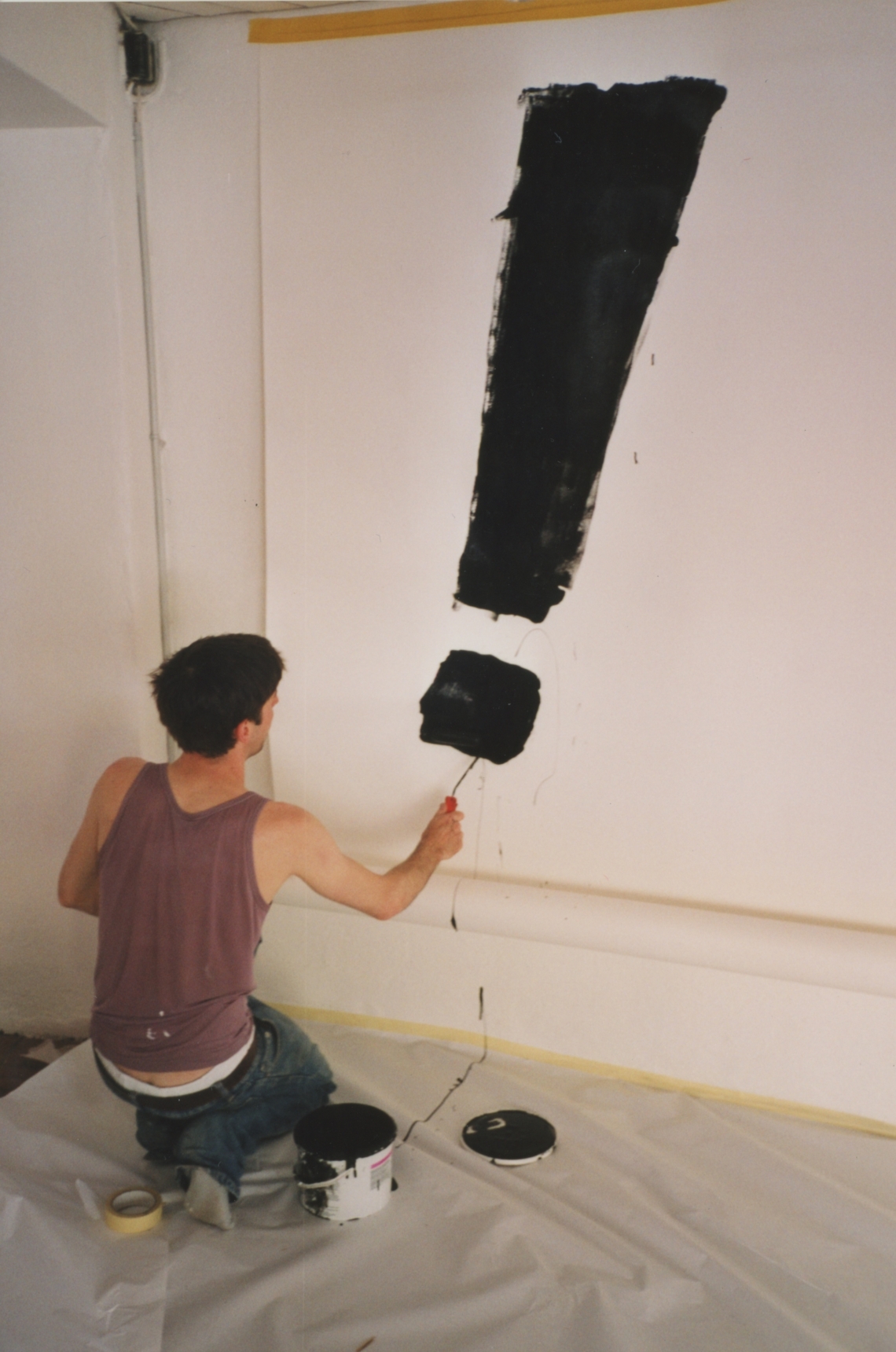 Alexis Saile "Vollgas", Produktion der Ausstellung, message salon Rigiplatz, Zürich