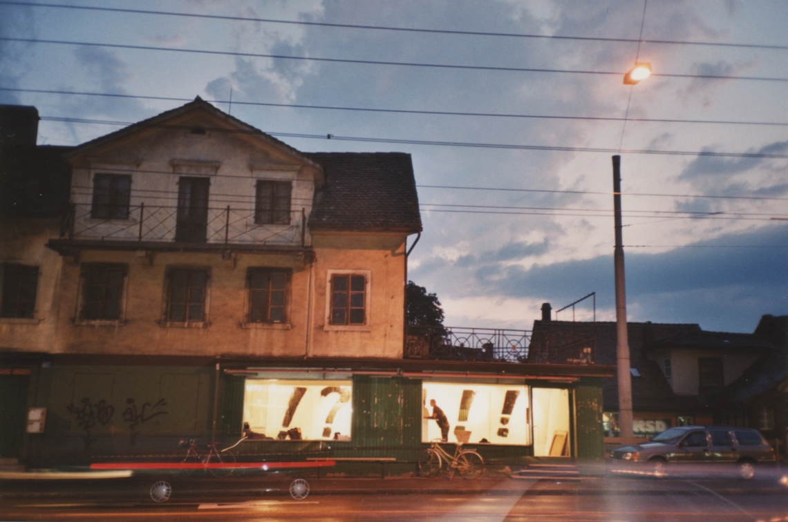 Alexis Saile "Vollgas", message salon Rigiplatz, Zürich