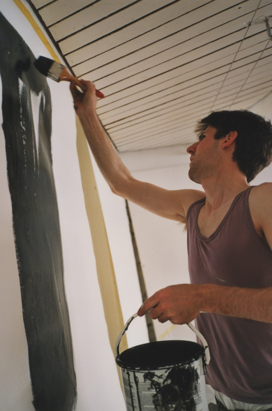 Alexis Saile "Vollgas", Produktion der Ausstellung, message salon Rigiplatz, Zürich