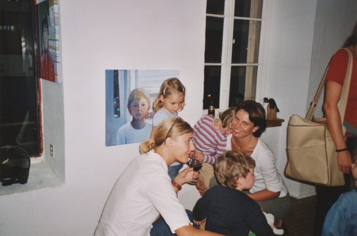 Andrea Muheim "Am Fenster gemalt", message salon Rigiplatz, Zürich