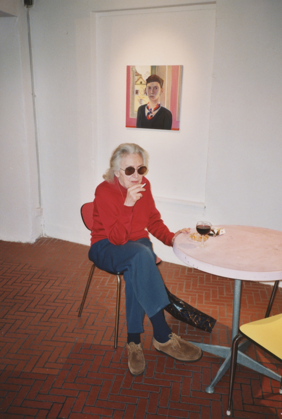 Andrea Muheim "Am Fenster gemalt", message salon Rigiplatz, Zürich