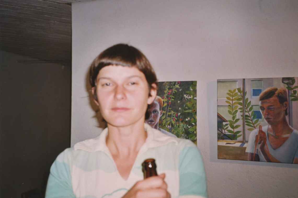 Andrea Muheim "Am Fenster gemalt", message salon Rigiplatz, Zürich