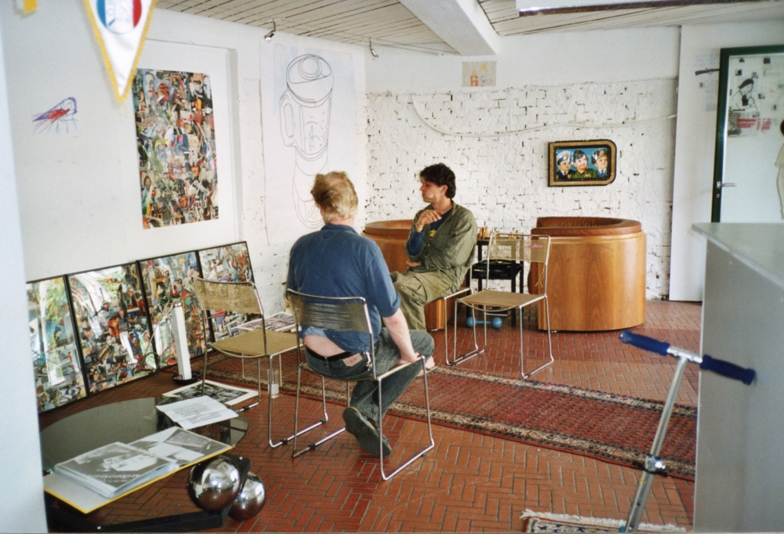 Antonio Pate und Axel Donaubauer "Public Livingroom", message salon Rigiplatz, Zürich