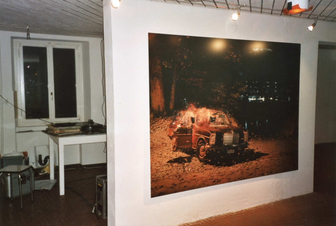 Christian Andersen "explosions", message salon Rigiplatz, Zürich