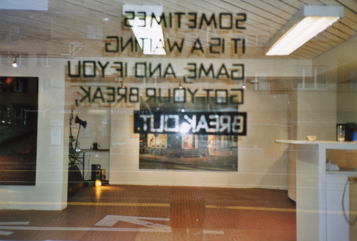 Christian Andersen "explosions", message salon Rigiplatz, Zürich