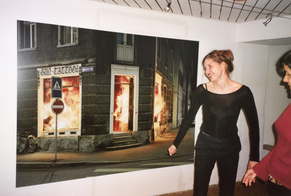 Christian Andersen "explosions", message salon Rigiplatz, Zürich