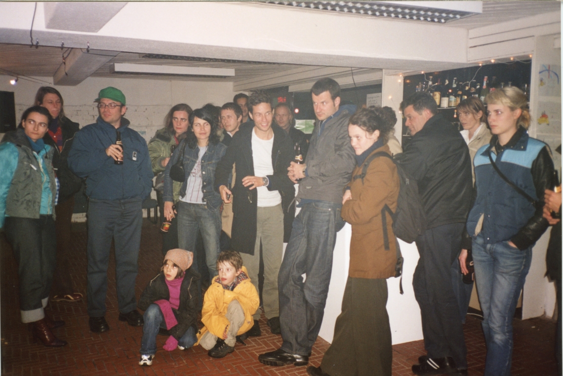 Köppl/Zacek "Performance", Eröffnung message salon, Rigiplatz, Zürich