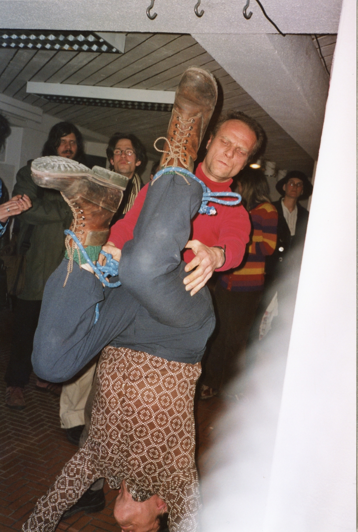 Köppl/Zacek "Performance", Eröffnung message salon, Rigiplatz, Zürich