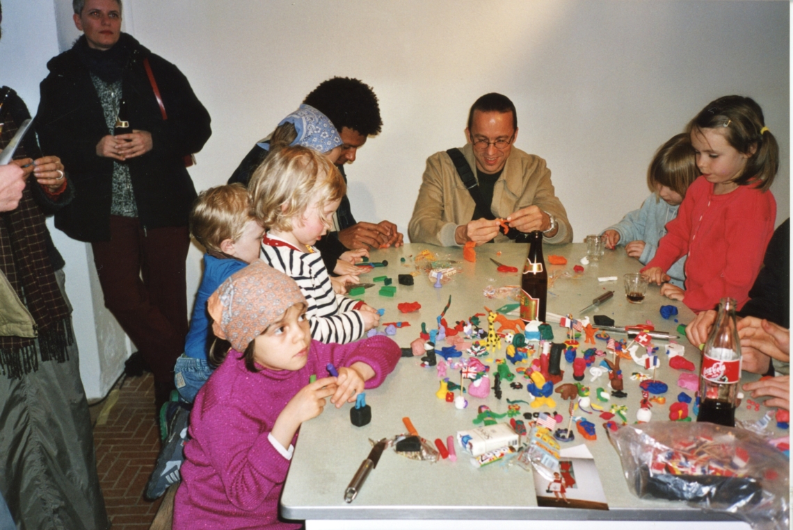 Susann Walder "Plastillin Inn Workshop", Eröffnung message salon, Rigiplatz, Zürich
