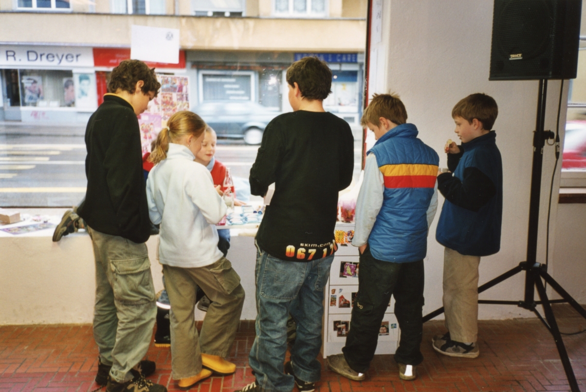M&M "Kiosk", Eröffnung message salon, Rigiplatz, Zürich